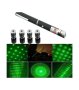 Зелен лазер писалка с 5 приставки, акумулаторна батерия и кутия