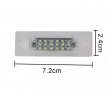 LED плафони за заден регистрационен номер VW Golf Jetta Caddy Passat Touran Transporter Skoda, снимка 2