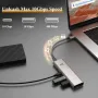 Minthouz USB C хъб, 5 в 1 многопортов адаптер, USB C към HDMI с 4K@60Hz, 140W PD, 2 Type-A&1*Type-С, снимка 4