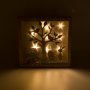 Великденска дървена рамка Bunny Tree 3 LED 22x4x22см, снимка 3