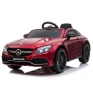 Детска електрическа кола Mercedes C63s,металик червен , снимка 1