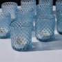 Свещници за чаени свещи за декорация 12 бр., сини, снимка 2