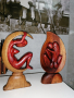 Еротични дървени фигури, снимка 1 - Статуетки - 36516505