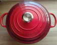 Le Creuset френска чугунена тенджера с капак 4,1 л, снимка 1