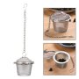 Цедка за чай и подправки Shik, Неръждаема стомана, 7 см, снимка 1 - Аксесоари за кухня - 43084850