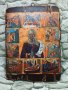 Репродукция на старинна икона на свети Антоний Велики в житие 31/22 см, снимка 1