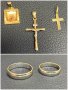 Златни обеци халки пръстени 585 gold zlatni obeci prasten 14 карата , снимка 6