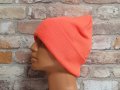 Нова зимна дамска/детска шапка в оранжев цвят, снимка 6