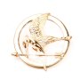 Брошка от Игрите на глада 1 Сойка присмехулка Hunger Games Mockingjay, цвят бронз, сребро или злато, снимка 11