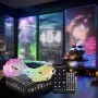  Smart LED  Светлинна  завеса лед завес за празник 540 LEDs 1.50 x 2 м  WiFi SMART светлини, Lphianx, снимка 1