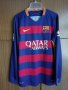 Barcelona Neymar Jr Nike 2015/2016 оригинална тениска фланелка дълъг ръкав Барселона Неймар , снимка 2