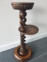 60см дърворезба/дървена масичка/малка маса-стойка-поставка-пиедестал, снимка 2