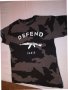Тениска-милитъри-маскировъчнаотпред с щампа на автомат-DEFENDE