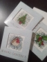 Коледни картички- 3 бр с плик, снимка 1