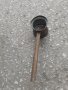 Старо медно джезве с желязна дръжка, снимка 1 - Декорация за дома - 38825370