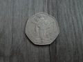 Монета 2006 Великобритания 50 pence 50p (Victoria Cross soldier) - Elizabeth II, снимка 1