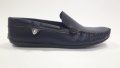 Мъжки обувки BY OXFORD модел 1255 тъмно сини, снимка 1 - Мокасини - 32233830