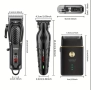 Професионални машинки HIENA 4-in-1 | Подстригване, контур, брада и тяло | Безжична, снимка 7