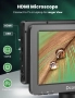 НОВ, Перфектен Dcorn HDMI цифров микроскоп 7 инча 1500X, 16MP 1080P LCD с IPS, TF карта 32GB..., снимка 2