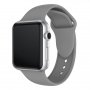 Силиконова каишка за Apple Watch -  42, 44, 45- цвят графит