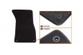Мокетени стелки Petex за Audi S8 05/2007 => 4 части черни (B018) Style материя, снимка 3