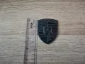 алуминиев черен стикер Порше Porsche, снимка 3