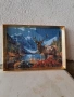 Диамантен гоблен елен-готов и рамкиран, снимка 3