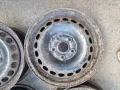 Стоманени джанти 15", 5x112, централен отвор 57.1 - VW, Audi и Skoda, снимка 2
