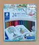 Цветни моливи Щадлер и Кохинор /10 до 24 цв./; с гума; акварелни, дебел графит, снимка 4