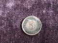 5 цент Великобритания 1916 Крал Джордж, снимка 1 - Нумизматика и бонистика - 28038964
