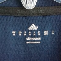 Adidas оригинална мъжка тениска фланелка синя размер М Адидас , снимка 3 - Тениски - 43317184