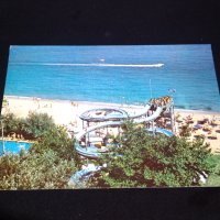 Две стари картички от Българското Черноморие Слънчев бряг, Китен много красиви 10363, снимка 4 - Колекции - 43111924