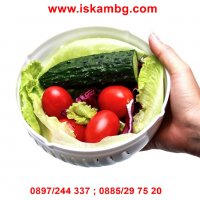 КУПА ЗА БЪРЗО РЯЗАНЕ НА САЛАТА SALAD CUTTER BOWL, снимка 8 - Аксесоари за кухня - 28530495