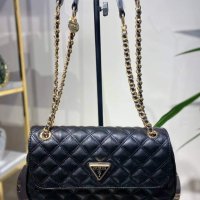 Луксозна Черна чанта  Guess кодVL239, снимка 1 - Чанти - 37185046