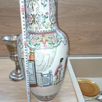 Китайска ваза Китайски порцелан , снимка 8 - Антикварни и старинни предмети - 38419229