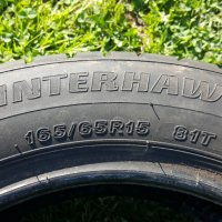 2бр. зимни гуми Firestone WinterHawk3 165/65R15. 6 мм дълбочина на шарката. DOT 3717. Цената е за 2б, снимка 3 - Гуми и джанти - 32678578