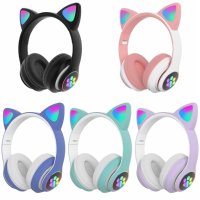 Детски Безжични Слушалки с котешки уши , LED светещи ,Различни цветове , снимка 13 - Bluetooth слушалки - 43800423