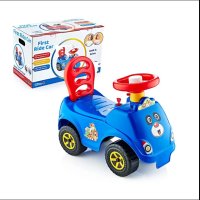 Детска кола за избутване, Синя / Червена , снимка 4 - Детски велосипеди, триколки и коли - 43130120