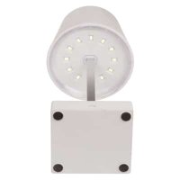 Модерна LED настолна лампа Out of the Blue/Акумулаторна/преносима/тъч контрол/водоустойчива - бяла, снимка 3 - Настолни лампи - 43877401