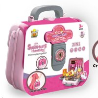 Детски куфар с принадлежности - приготвяне на бургери или козметична, снимка 8 - Други - 42994657