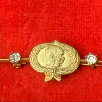 Стара брошка Франц Йосиф-Царство България, снимка 2 - Други ценни предмети - 36954156