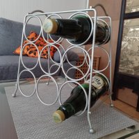 метална поставка за вино ( за бутилки ) от Холандия, снимка 3 - Други стоки за дома - 39105961