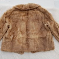 Дамско палто естествен косъм Л-ХЛ, снимка 2 - Палта, манта - 43798145