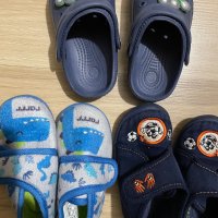 Пантофи 3 чифта, снимка 6 - Детски сандали и чехли - 36326662