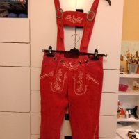 Оригинални баварски кожени панталони, Lederhose, снимка 3 - Къси панталони и бермуди - 43771007