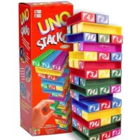Jenga UNO Stacko | Блокчета УНО за строене. Eдна невероятна игра, снимка 4 - Образователни игри - 43764539
