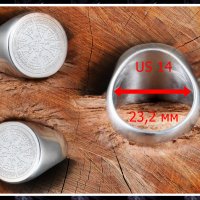 Мъжки стоманени пръстени Stainless Steel 316L ( стомана ), снимка 7 - Пръстени - 27631011