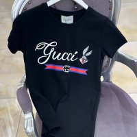 Gucci дамски тениски висок клас реплика, снимка 3 - Тениски - 43892193