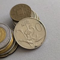 Монета - Южна Африка - 50 цента | 1966г., снимка 1 - Нумизматика и бонистика - 43347119