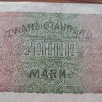 Райх банкнота - Германия - 20 000марки / 1923 година - 23677, снимка 6 - Нумизматика и бонистика - 33373437